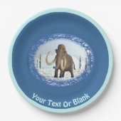 Assiettes En Carton Mammoth laineux (Devant)