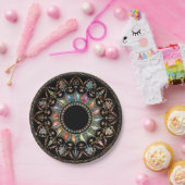 Assiettes En Carton Mandala (Fête)