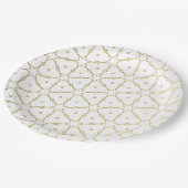 Assiettes En Carton Mandala 52 de luxe (Angle)