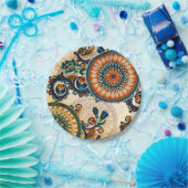 Assiettes En Carton Mandala Abstraite (Fête)