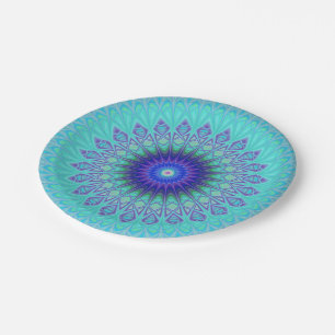 Assiettes En Carton Mandala congelé
