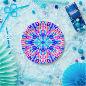 Assiettes En Carton mandala fractal complexe (Fête)