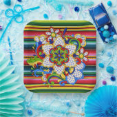 Assiettes En Carton Mandala mexicain (Fête)