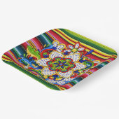 Assiettes En Carton Mandala mexicain (Angulaire)