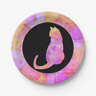 Assiettes En Carton Mandala warm Chalk Sketch