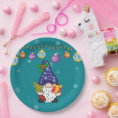 Assiettes En Carton Mangez Boire et Soyez Gnomie (Fête)