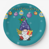 Assiettes En Carton Mangez Boire et Soyez Gnomie (Devant)