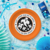 Assiettes En Carton Mangez, buvez et ayez peur des heureux fantômes d' (Fête)