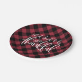 Assiettes En Carton Mangez, Buvez Et Soyez Gentils Joués Thanksgiving (Angle)