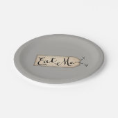 Assiettes En Carton Mangez-moi (Angle)