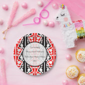 Assiettes En Carton Maori Kowhaiwhai Mariage Keepsaké (Fête)