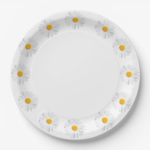 Assiettes En Carton marais blanc