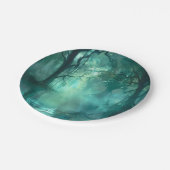 Assiettes En Carton Marais vert déplaisant (Angle)