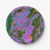 Assiettes En Carton Marbre aigre (Devant)