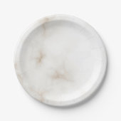 Assiettes En Carton Marbre Pastel Pierre Parties scintillant Texture A (Devant)