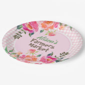 Assiettes En Carton marché d'agriculteurs (Angle)