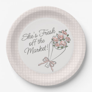 Assiettes En Carton Marché de fleurs roses Frais Fleurs Mariage