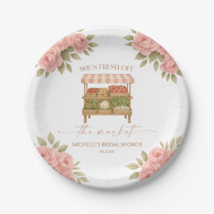 Assiettes En Carton Marché de la mariée Fresh Off The Market Baby Show