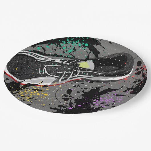 Assiettes En Carton Marcher par (Angle)