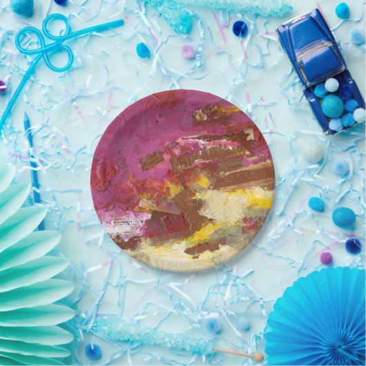 Assiettes En Carton Marchez-moi à travers (Fête)