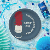 Assiettes En Carton Marching Band Casquette avec Feathers Custom Party (Fête)