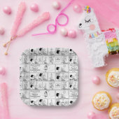 Assiettes En Carton Marcie & Pepperment Patty En Classe (Fête)