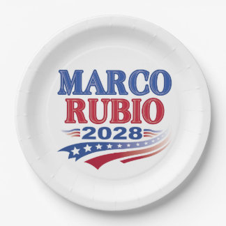 Assiettes En Carton Marco Rubio 2028 (3ème)