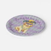 Assiettes En Carton Mardi Gras (Angle)