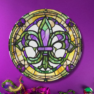 Assiettes En Carton Mardi Gras élégant