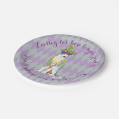 Assiettes En Carton Mardi Gras Italien Greyhound (Angle)