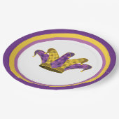 Assiettes En Carton Mardi Gras Jester Casquette (Angle)