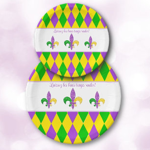 Assiettes En Carton Mardi Gras ! Laisser les plaques papier Good Times