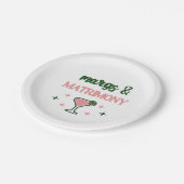 Assiettes En Carton Marges et mariage (Angle)