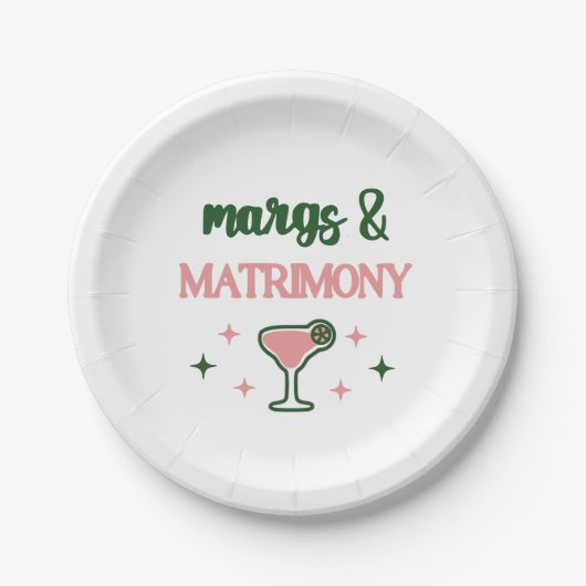 Assiettes En Carton Margs & Matrimony (Devant)