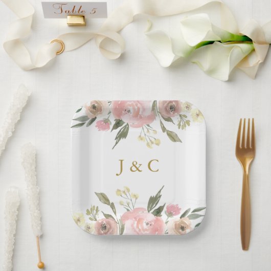 Assiettes En Carton Mari (Mariage)