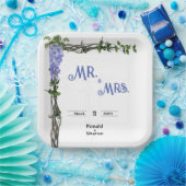 Assiettes En Carton Mariage (Fête)