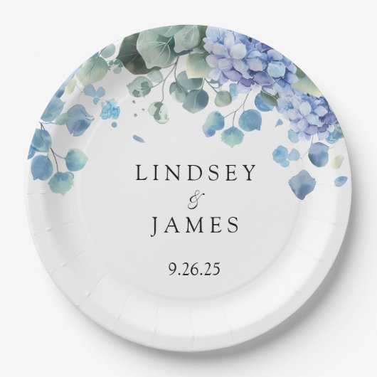 Assiettes En Carton Mariage (Devant)