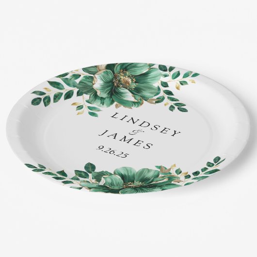 Assiettes En Carton Mariage (Angle)