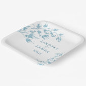 Assiettes En Carton Mariage (Angulaire)