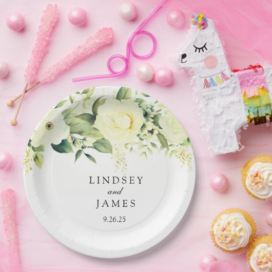 Assiettes En Carton Mariage (Fête)