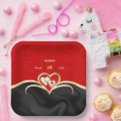 Assiettes En Carton Mariage (Fête)