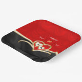 Assiettes En Carton Mariage (Angulaire)