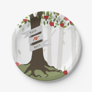 Assiettes En Carton Mariage Apple Orchard
