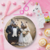 Assiettes En Carton Mariage australien australien wombats, Mariage (Fête)