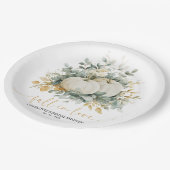 Assiettes En Carton Mariage automnal (Angle)