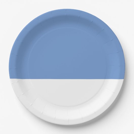 Assiettes En Carton Mariage bleu Cornflower (Devant)