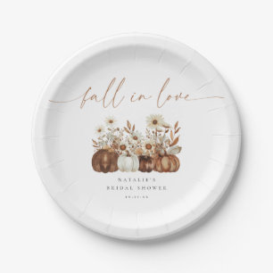 Assiettes En Carton Mariage Bohème de Rêve pour la Mariée à l'Automne
