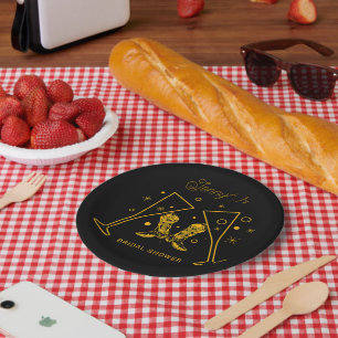 Assiettes En Carton Mariage Boots & Bubbly