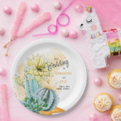 Assiettes En Carton Mariage Cactus (Fête)