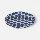 Assiettes En Carton Mariage Campagnard Chic aux Vignes de Rose Aquarel (Angle)